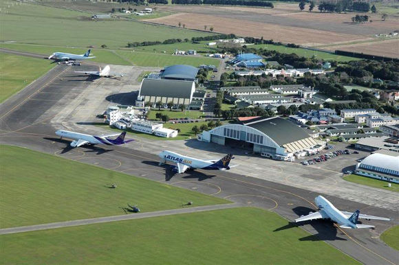 Ohakea during civilian flight diversion operations